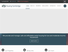 Tablet Screenshot of housingcambridge.com